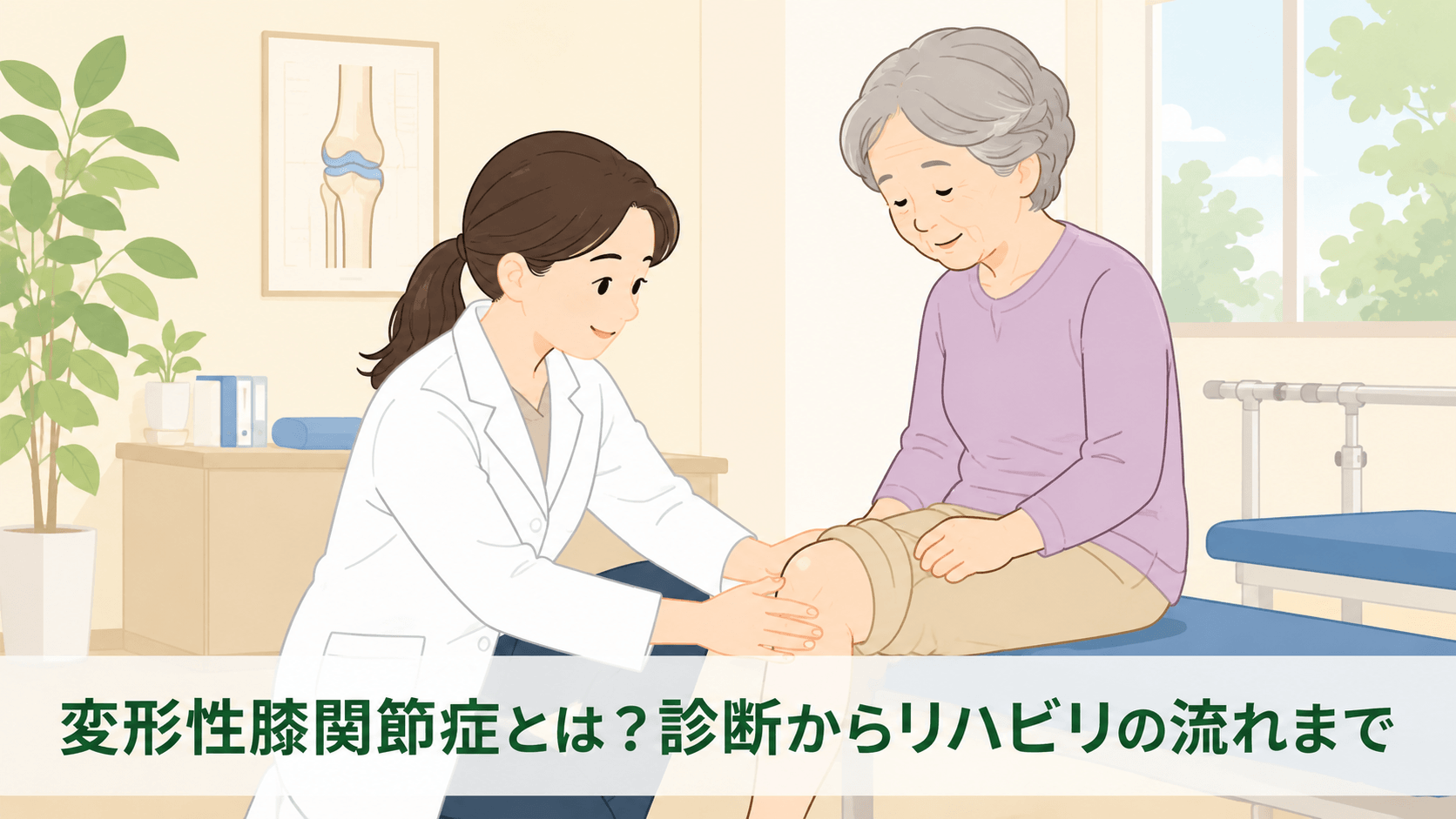 変形性膝関節症とは？診断からリハビリの流れまで｜磯村医院