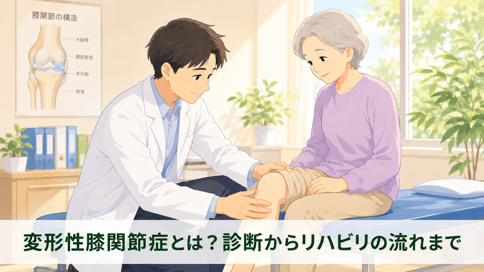 変形性膝関節症とは？診断からリハビリの流れまで｜磯村医院
