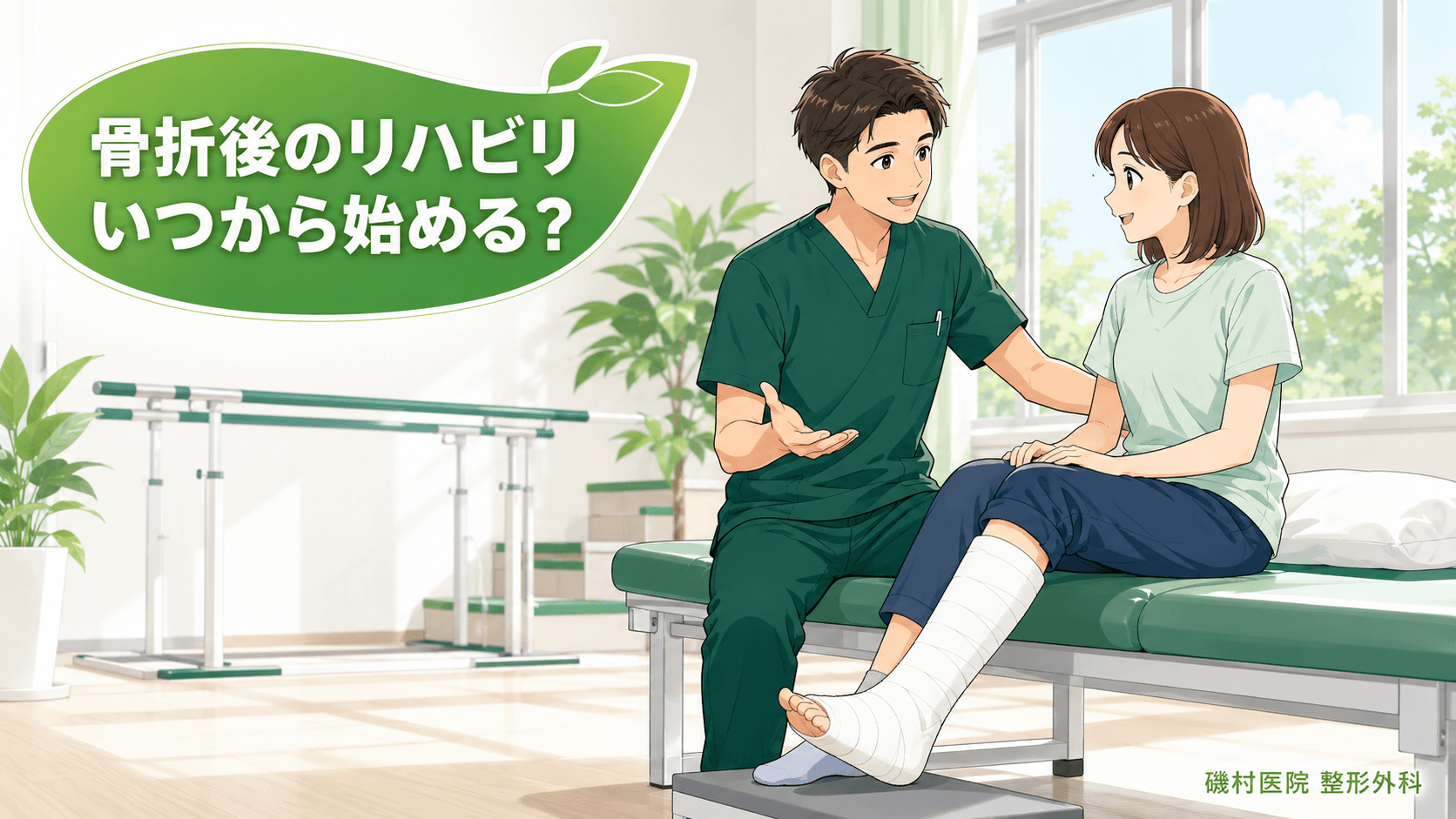 骨折後のリハビリはいつから始める?|磯村医院 整形外科(一宮市)