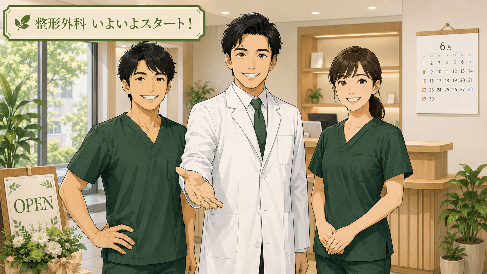 明日6月6日より整形外科診療スタート｜磯村医院